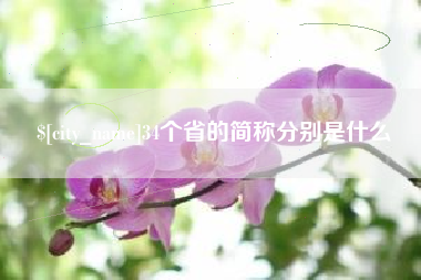 阿勒泰34个省的简称分别是什么