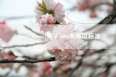 阿勒泰男子5000米等级标准