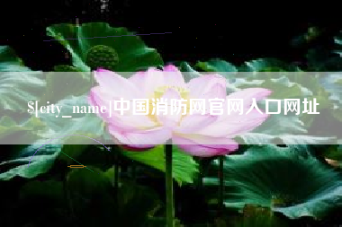 阿勒泰中国消防网官网入口网址
