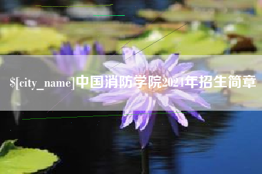 阿勒泰中国消防学院2024年招生简章
