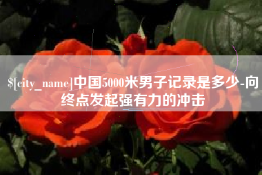 阿勒泰中国5000米男子记录是多少-向终点发起强有力的冲击