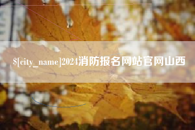 阿勒泰2024消防报名网站官网山西