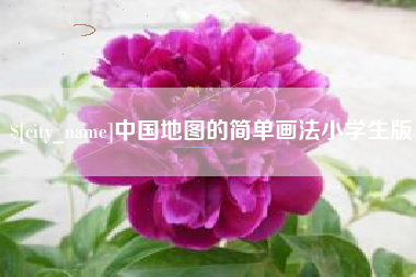 阿勒泰中国地图的简单画法小学生版