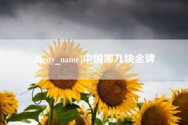 阿勒泰中国哪九块金牌