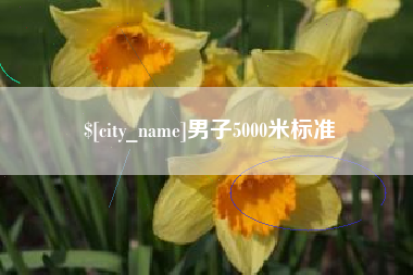 阿勒泰男子5000米标准