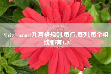 阿勒泰九宫格规则,每行,每列,每个粗线都有1-9
