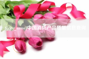 阿勒泰中国消防产品质量信息查询