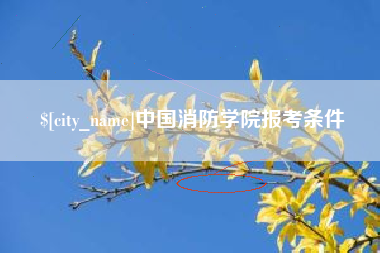 阿勒泰中国消防学院报考条件