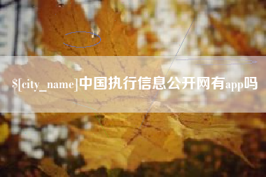 阿勒泰中国执行信息公开网有app吗