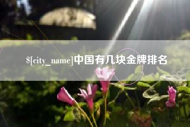 阿勒泰中国有几块金牌排名