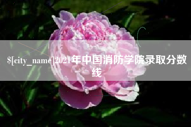 阿勒泰2021年中国消防学院录取分数线