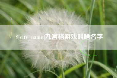 阿勒泰九宫格游戏叫啥名字