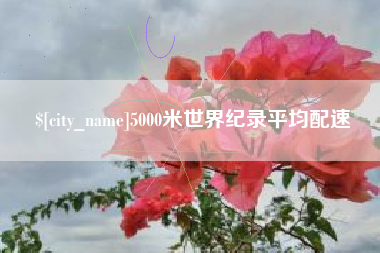 阿勒泰5000米世界纪录平均配速