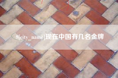 阿勒泰现在中国有几名金牌