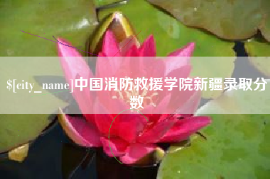 阿勒泰中国消防救援学院新疆录取分数