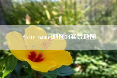 阿勒泰地图3d实景地图