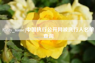 阿勒泰中国执行公开网被执行人名单查询