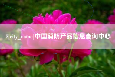 阿勒泰中国消防产品信息查询中心