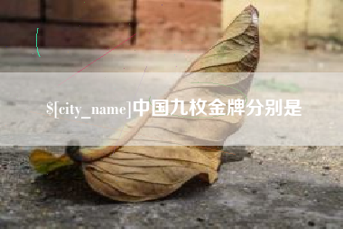 阿勒泰中国九枚金牌分别是