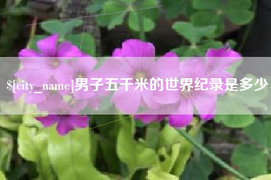 阿勒泰男子五千米的世界纪录是多少