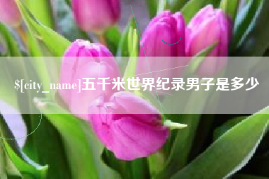 阿勒泰五千米世界纪录男子是多少