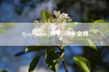 阿勒泰男子5000米金牌