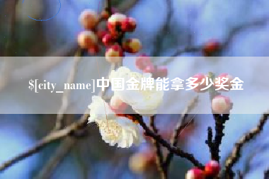 阿勒泰中国金牌能拿多少奖金