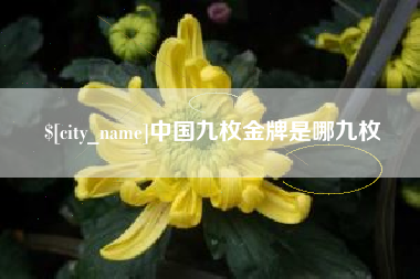 阿勒泰中国九枚金牌是哪九枚