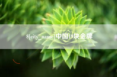 阿勒泰中国19块金牌