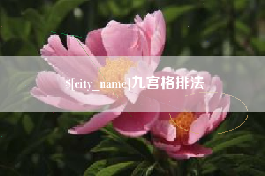 阿勒泰九宫格排法