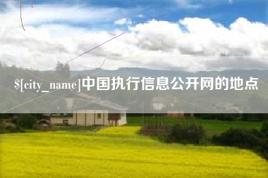 阿勒泰中国执行信息公开网的地点