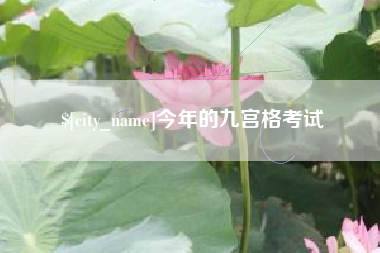 阿勒泰今年的九宫格考试