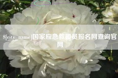 阿勒泰国家应急救援员报名网查询官网
