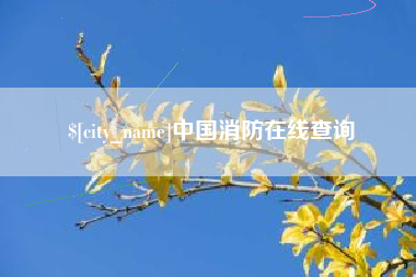 阿勒泰中国消防在线查询
