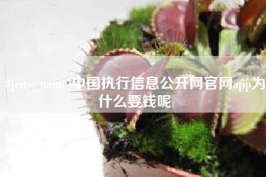 阿勒泰中国执行信息公开网官网app为什么要钱呢
