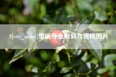 阿勒泰奥运夺金时刻九宫格图片